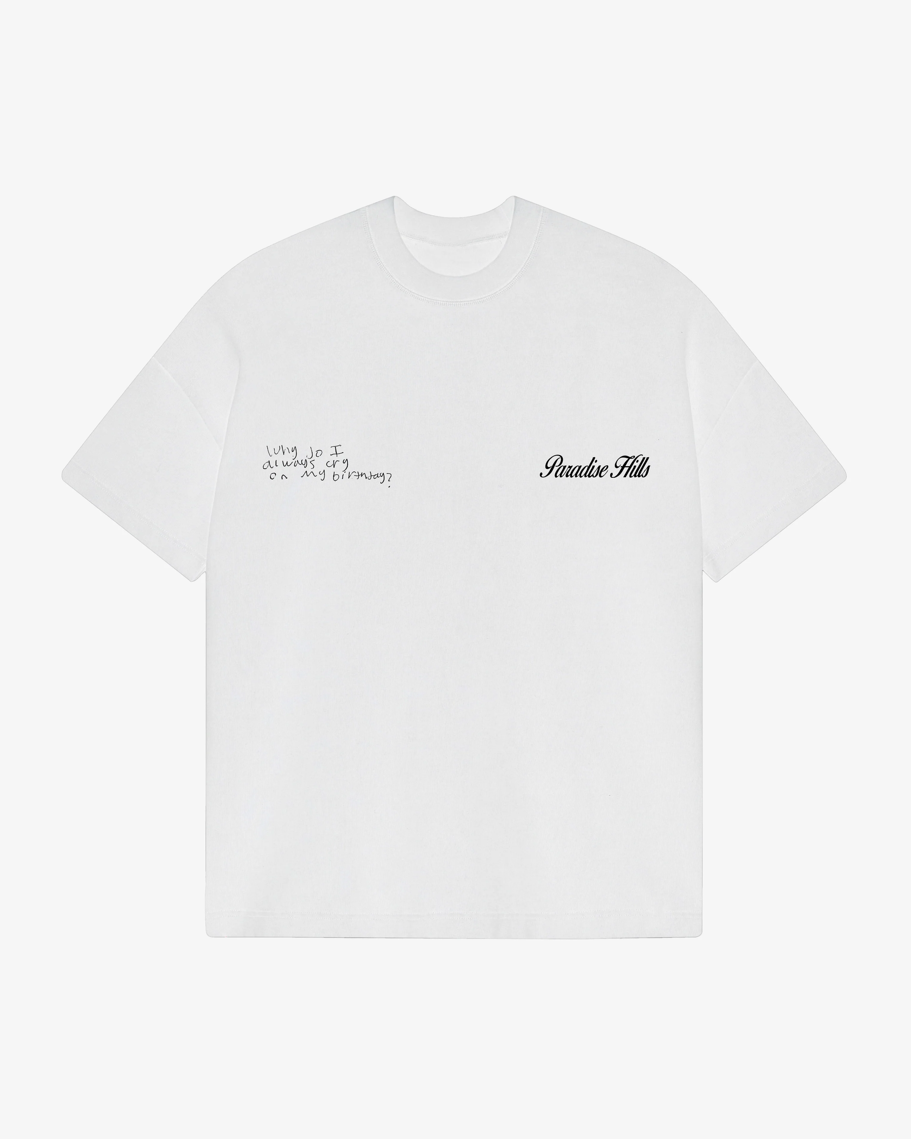 SCRIPT BIRTHDAY TEE